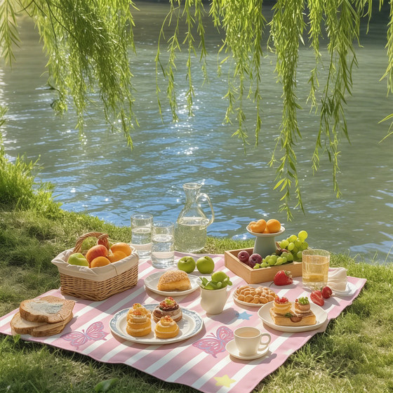 
[Good things for spring outing] Camping picnic mat, seaside moisture-proof mat, thickened outdoor travel portable park lawn mat