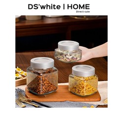 T4Kzi German Glass Sealed Jar Storage Jar Kitchen Food Grade Glass Bottle Transparent with Lid Household Storage Box