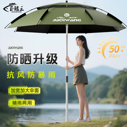 2025 New Fishing Umbrella Outdoor Camping Fishing Special Parasol Mechanical Cane Umbrella Sun Protection Umbrella Large Fishing Umbrella