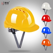 Mũ bảo hiểm công trường xây dựng dày tiêu chuẩn quốc gia ABS kỹ thuật xây dựng lãnh đạo in mũ bảo hiểm xây dựng tùy chỉnh mũ bảo vệ đầu dành cho nam giới