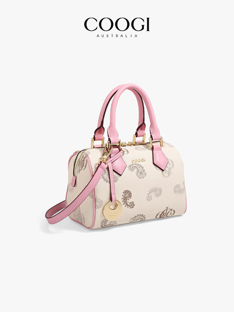 COOGI bag women's new 2025 light luxury high-end handbag single shoulder crossbody bag bowling bag small square bag