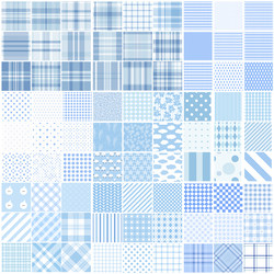 Light Blue Patterned Background, Flat Grid Stripes, Polka Dots, Diamond-Shaped Background, Ai Format Vector Design Material