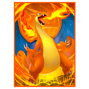 
Pokémon card set Charizard PTCG card set starry sky flash diy official set WS board game card protective cover 66x91