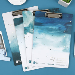 A4 Writing Board Clipboard for Elementary School Students, Wooden Hard Board Writing Pad, Clipboard for Middle and High School Students, Test Paper Storage and Organization Folder, Vertical Record Paper Drawing Board, Restaurant Menu Clip