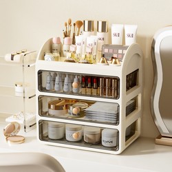 Cosmetics Desktop Storage Box, Home Bedroom Dressing Table, Skin Care Product Storage Rack, Desk Miscellaneous Items Multi-Layer Organizing Box