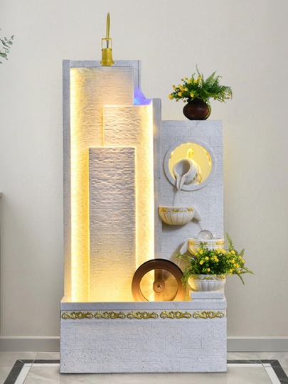 卓上噴水 風水オーナメント セラミック製卓上水槽 卓上噴水 水景