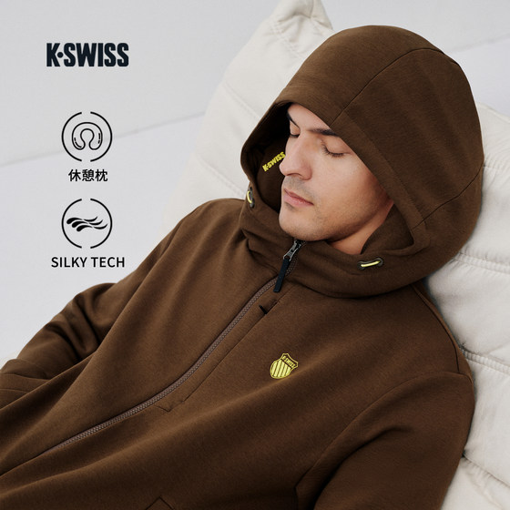 
KSWISS jacket men's KUBE jacket with inflatable pillow sports top couple model 1013481