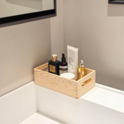 Bathroom Storage Box, Countertop Organizer for Cosmetics, Skin Care Products, Miscellaneous Items, High-End Feel, Large Capacity