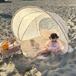 Children's Beach Sun Protection Tent for Outdoor Picnics and Camping, Single-Layer Portable Storage Sunshade, One-Touch Open and Close, Foldable