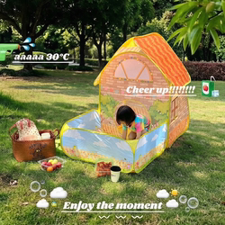 Children's Tent House for Sleeping, Indoor and Outdoor Camping, Picnic, Children's Secret Base, One-Click Folding, Portable