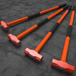 New Octagonal Hammer, Large Hammer for Wall Demolition, Heavy-Duty Solid Hand Hammer, Construction Site Hammer Tool, High-Hardness Iron Hammer