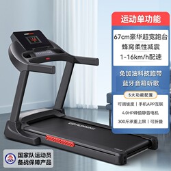 Indoor Large Running Track Gym-Specific Folding Treadmill for Home Use, Smart Electric Walking Machine for Weight Loss, Compact Size