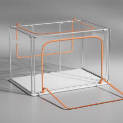 Large-Capacity Quilt Storage Bag, Extra-Large Wardrobe Storage Basket for Clothes, Quilts, and down Jackets, Moisture-Proof Clothing Organizer Box