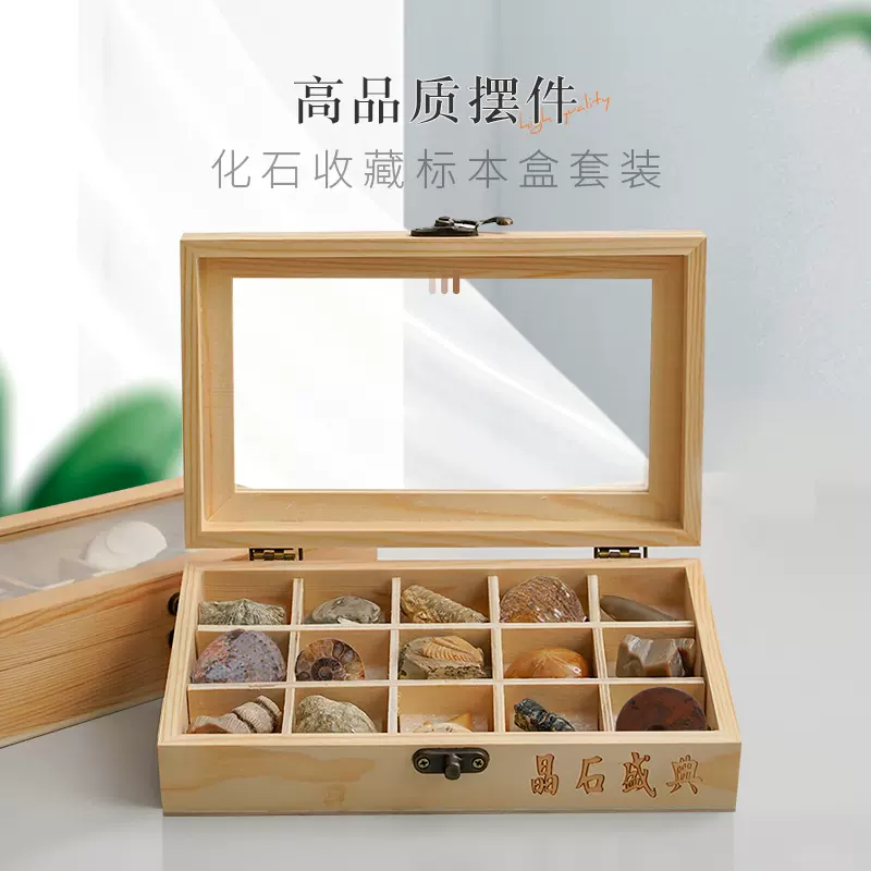 50种天然矿物宝石标本儿童矿石水晶玩具探索地质科普石头原石礼物-Taobao