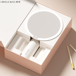 Orangeroll Mirror Makeup Mirror with Light Led Student Dormitory Desktop Office Home Beauty Mirror