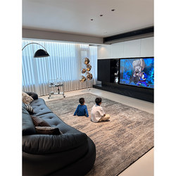 This House Features an Italian-Style Light Luxury, High-End Minimalist 2026 New Model Living Room Carpet, Bedroom Waterproof and Stain-Resistant Floor Mat, American Style Large