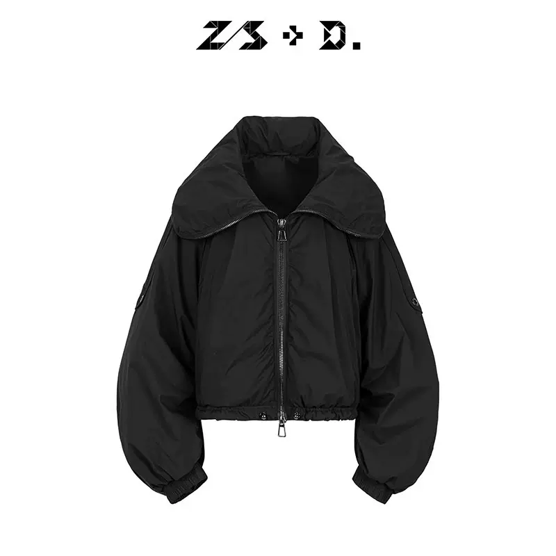 ZS+D肤感苹果领95短款鹅绒服 冬季卷王系列奢柔纯色外套791A715Z-Taobao