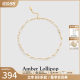 Amber Loli Pearl Necklace Women's Millet Beads Temperament Clavicle Chain Light Luxury Niche Beaded Necklace 2025 Hot Style