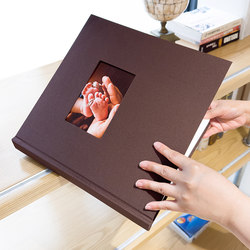 Time Language Children's Growth Record 3inch Photo Album Baby's 100 Days and 100 Sleeps Book Family Photo Album Card Slot Commemorative Album