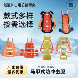 Safety Reflective Back Clip, Flame Retardant, Anti-Static, Mining Anti-Smash Safety Spine Protector, Back Clip for Spine Protection, Anti-Collision Back Clip