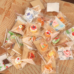 Miniature Pretend Play Toys for Children, DIY Food Play, Cakes, Desserts, Bread, Individually Packaged, Miniature