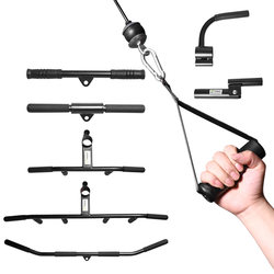 High Pull-Down Bar for Back Muscle Training, T-Shaped Bird Pull-Up Bar, Barbell Rack, Low Pull-Down Rowing Machine, Barrel Rack