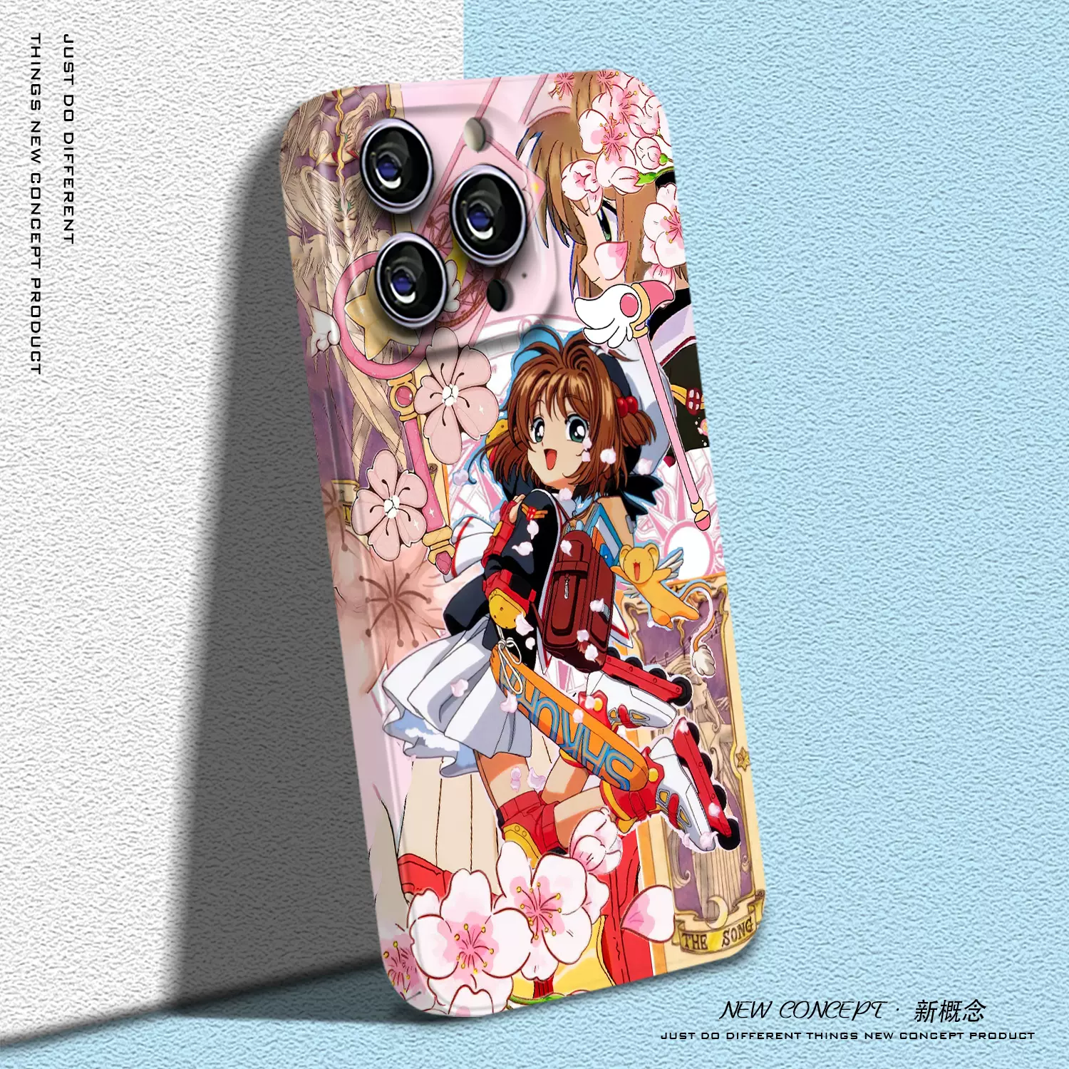 百变小樱手机壳魔卡少女樱日漫风高颜值iphone15美少女二次元防摔软壳