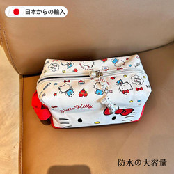 Japanese Kitty Makeup Bag Travel-Style Large-Capacity Cosmetics Portable Storage Bag Cute Cartoon 2025 New Model