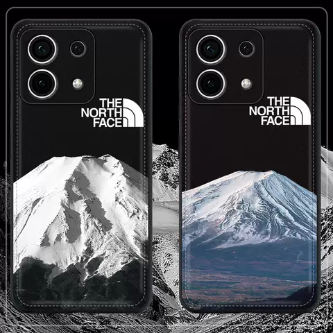 The North Face Snow Mountain New Phone Cases Covers Trendy Fashionable Xiaomi Redmi Note 13, Note 13 Pro 4G, Note 13 Pro 5G, Note 13 Pro+