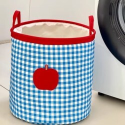 Cute Dirty Laundry Basket for Home Use, Bathroom Laundry Basket, Large Capacity Foldable Dirty Clothes Storage Basket