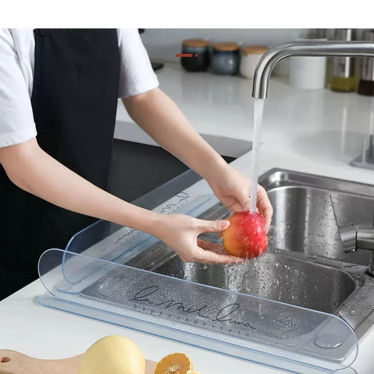 厨房挡水神器水槽挡水板家用创意水池台面防溅水隔 厨房挡水神器水槽挡水板家用创意水池台面防溅水隔