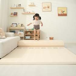 Thickened Crawling Mat for Babies, Formaldehyde-Free, Foldable, Anti-Fall Fence, Crawling Mat for Children, Pu Material