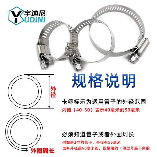 10 Piezas Abrazaderas Metálicas Para Mangueras Abrazadera De Inoxidable Para Tubo Manguera Abrazaderas De Canal De Acero Inoxidable 304 Para La Reparación De Automóviles