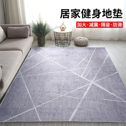 Coach Liu's Same Fitness Mat, Popular Online Sports Mat, Silent Mat, Yoga Mat, Living Room Soundproof and Shock-Absorbing Floor Mat