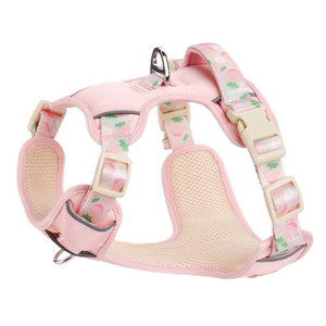 
Dog leash summer vest pet strap breathable dog leash large, medium and small dog Corgi Bichon outing chain