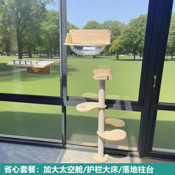 Cat Hammock with Suction Cups for Windows, Hanging Glass Cat Bed for Sunbathing, Cat Climbing Frame, Pet Care Tool