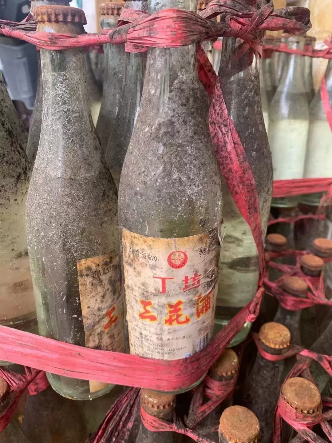 2010年南昌52度丁坊三花酒10瓶江西陈年老酒粮食便宜光瓶简装-Taobao