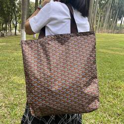 Extra Large Cartoon Fashion Eco-Friendly Shopping Bag, Foldable Waterproof Zipper Travel Bag, Simple Portable Handbag