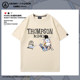 Warriors Klay Thompson T-shirt men's 2023 new American basketball short-sleeved loose cotton half-sleeved summer