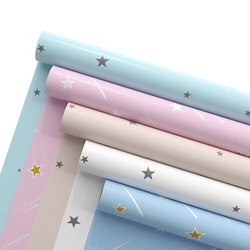 High-End Self-Adhesive Wallpaper for Home Use, Thickened Star Stickers, Waterproof and Moisture-Proof, Large Area Bedroom Wall