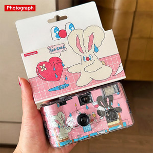 
Ribby illustrator disposable film camera color film student niche Christmas gift birthday gift for girls