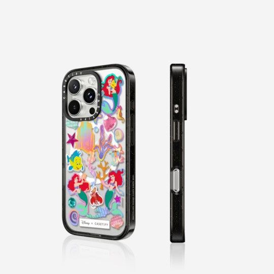 Disney x casetify リトル・マーメイド アリエル プリンセス ステッカー |全文印刷 | iphone  14/13/12/pro/max電話ケースと互換性があります。