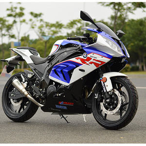 
New model [can be registered] adult motorcycle sports car dual R400CC water-cooled road racing heavy motorcycle fuel vehicle