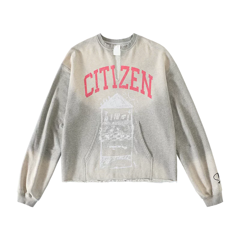 CONP22AW Furry Apple Sweaters 長毛的蘋果加絨短衛衣-Taobao