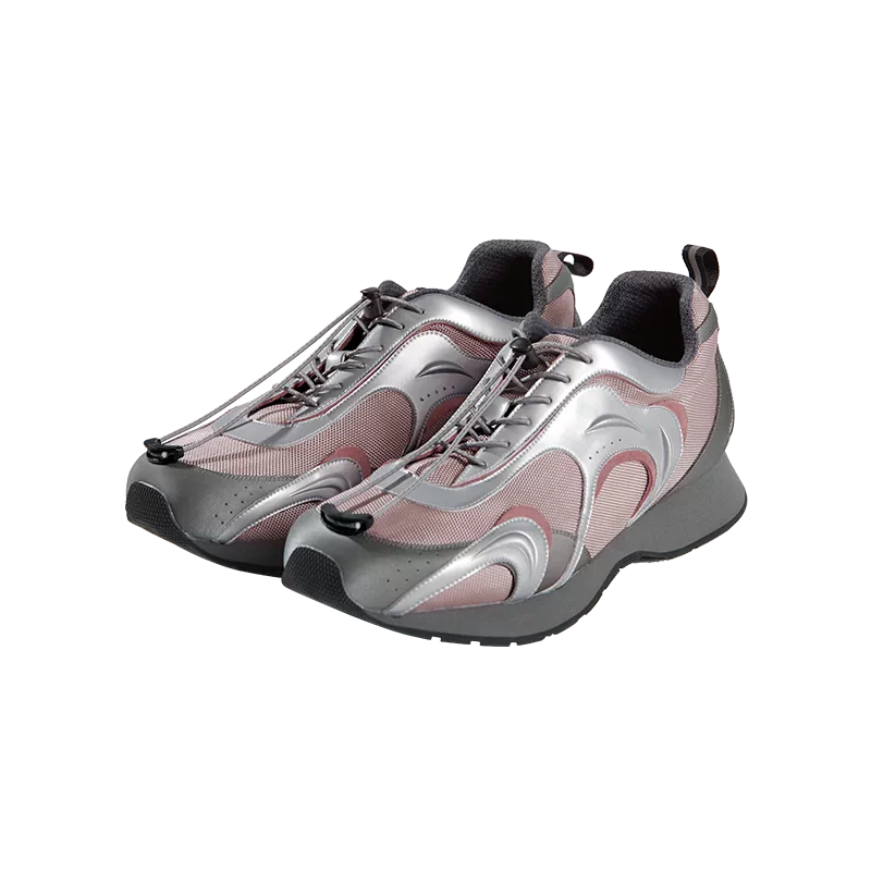 CONP23SS Ripple Sneaker 水波纹细橡筋运动休闲鞋月粉-Taobao Vietnam