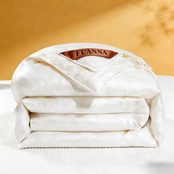 Fuanna Silk Quilt 100% Mulberry Silk Summer Cooling Quilt Air Conditioning Quilt Spring Autumn Winter Quilt Two-In-One Quilt Core