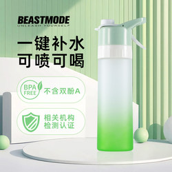 Outdoor Cycling Water Bottle Spray Cup Large Capacity Kidsren and Students Tritan Anti-Fall Sports Fitness Spray Cup