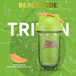 Authentic Shaker Cup Fitness Protein Shaker Cup Heat-Resistant Trendy Scale Milkshake Cup Sports Water Cup Portable Mixing Cup