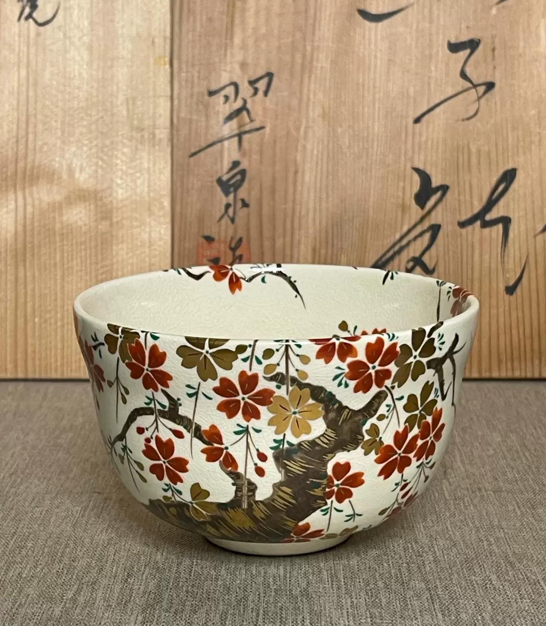 日本茶碗抹茶碗小建水内绘鎏金茶具茶道具陶瓷瓷器年代物收藏品-Taobao 