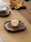 Bắc Mỹ quả óc chó đen nhỏ bong bóng khô để bàn nồi có cát tím lót nồi bằng gỗ nguyên khối cao cấp mới theo phong cách Trung Hoa hộ gia đình khay trà Phụ kiện bàn trà